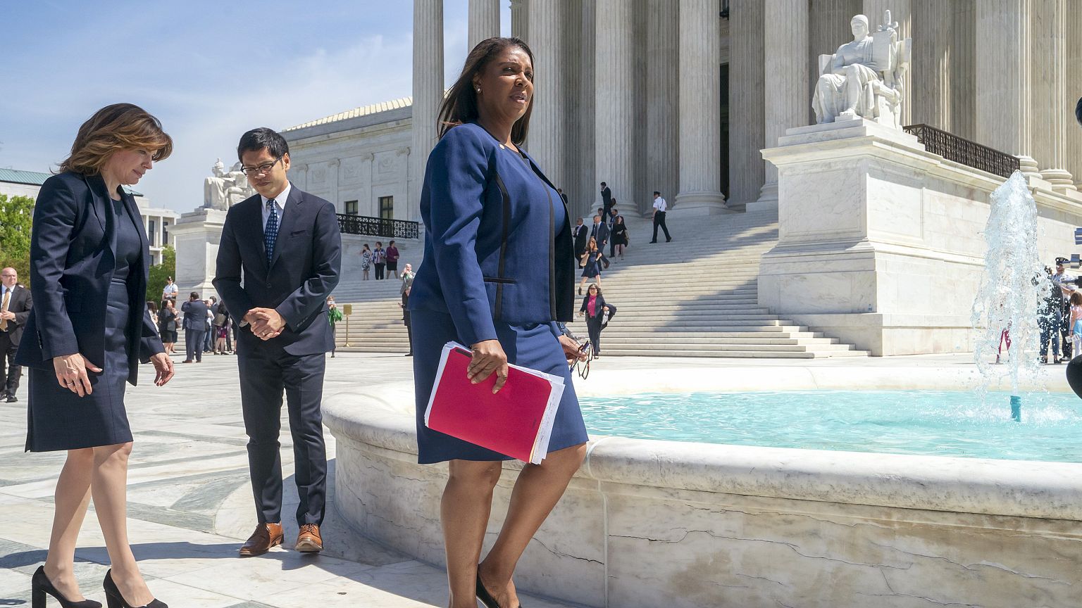 Image: Dale Ho, Letitia James, Julie Menin