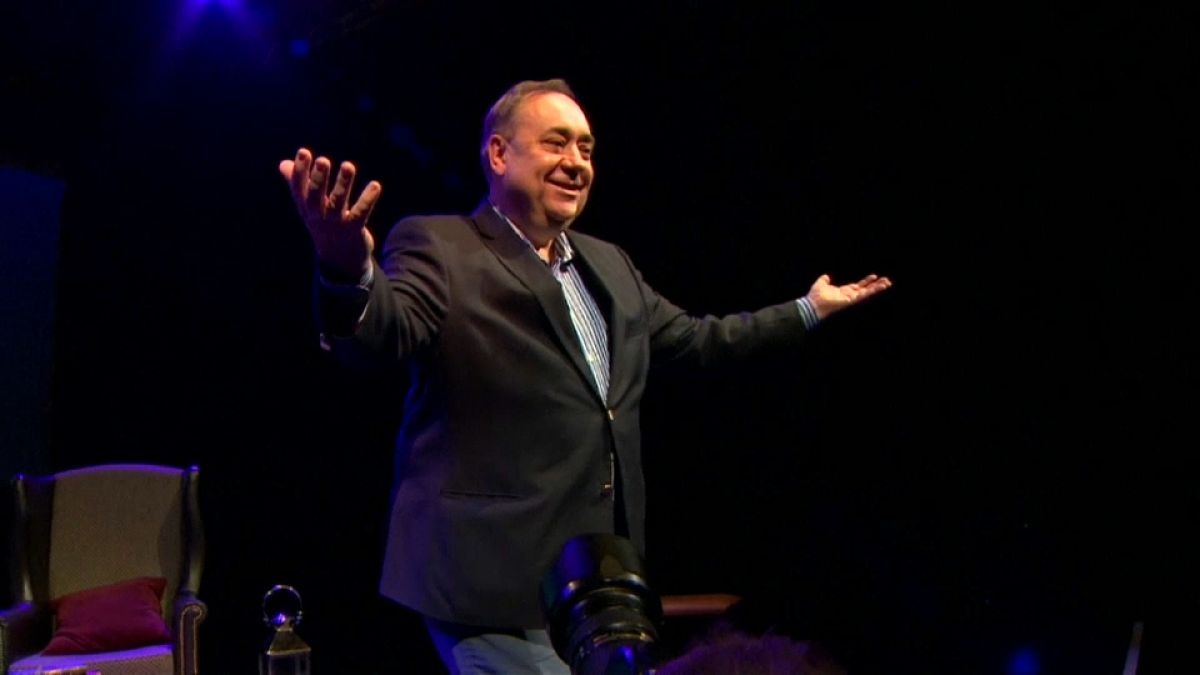 Scotland's former leader shows off his comic timing at Edinburgh