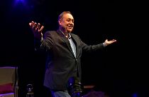 Scotland's former leader shows off his comic timing at Edinburgh