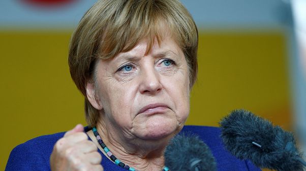 Angela Merkel: Wahlkampf mit Pfiffen Angela Merkel: Wahlkampf mit Pfiffen