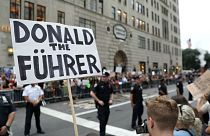 Donald Trump New York'ta protesto edildi