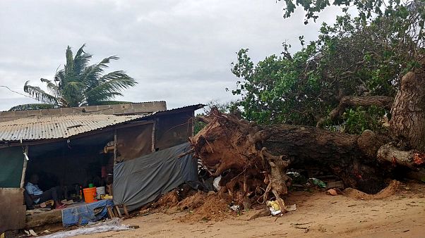 Image: Damage on the beach in Pemba, Mozambique during Cyclone Kenneth Image: Damage on the beach in Pemba, Mozambique during Cyclone Kenneth