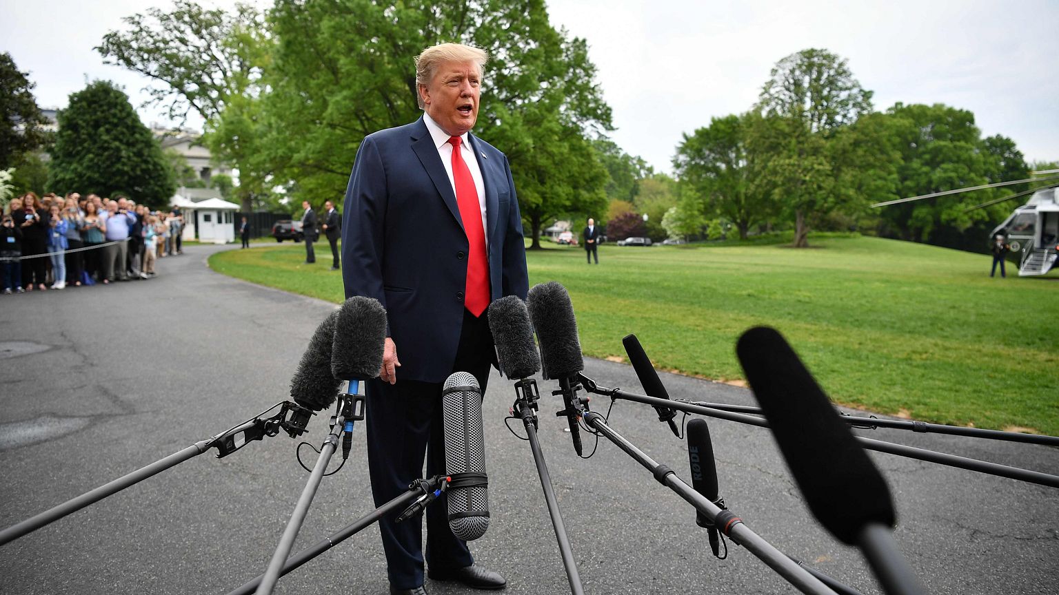 Image: US-POLITICS-TRUMP-DEPARTS