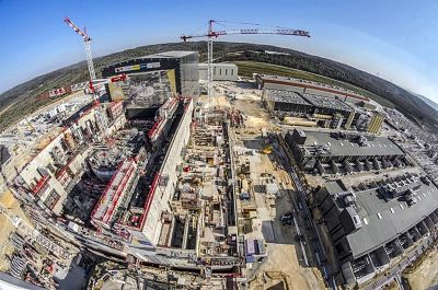 Aerial view of the ITER facility near Toulouse, France.