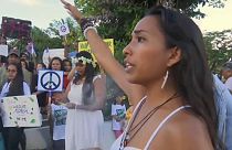 Őslakosok tüntettek a békéért Guamon