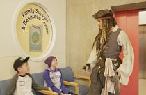 La visita di Jack Sparrow in un ospedale per bimbi