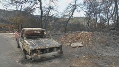 Firefighters near Athens contain raging wildfire