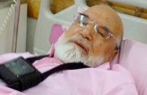 El líder reformista iraní Mehdi Karubi, hospitalizado tras iniciar una huelga de hambre