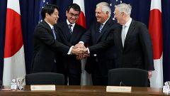 Nordkoreas Drohungen: USA und Japan wollen gemeinsam Stärke zeigen