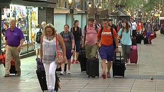 Barcelona: Las Ramblas am Tag 1 nach dem Anschlag