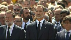 Schweigeminute in Barcelona für 14 Terroropfer