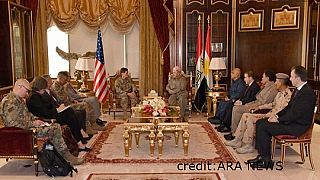 البرزاني يلتقي بوفد أمريكي بخصوص الاستفتاء على انفصال الإقليم عن العراق