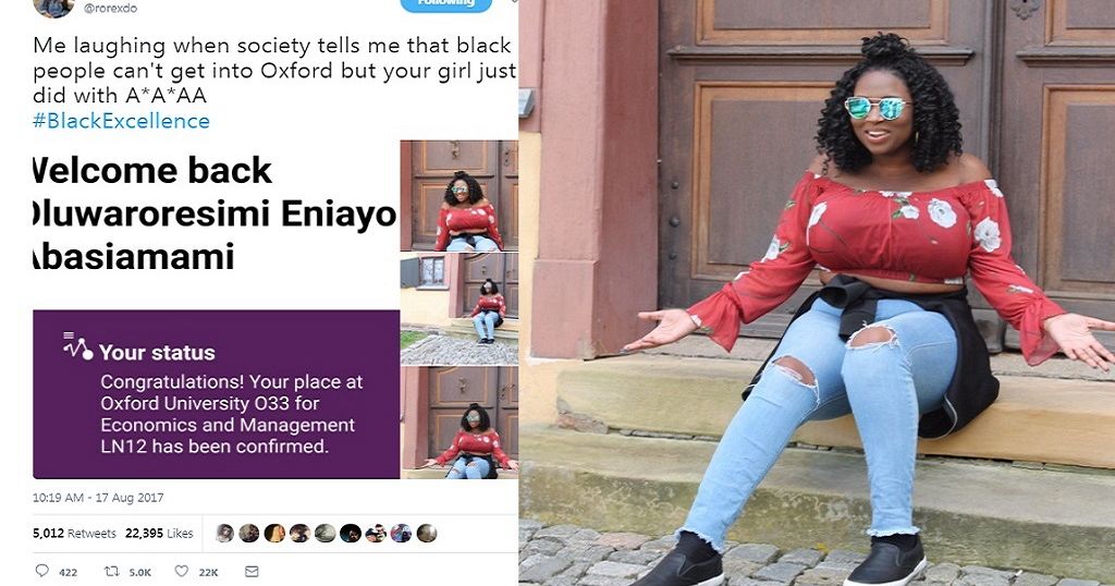 1024px x 538px - Nigerian woman celebrates admission to Oxford University, 'haters' ask why  | Africanews