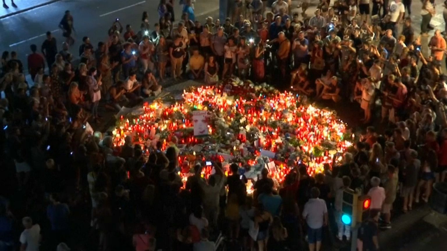 Barcelona van attacker may still be on the run