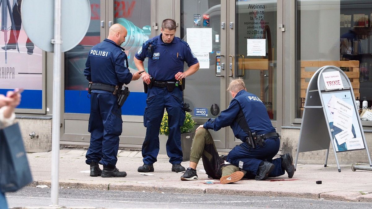 Finnish police identify knife attacker