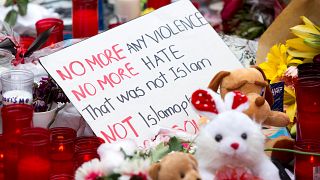 Muslims protest against terror near Barcelona memorial