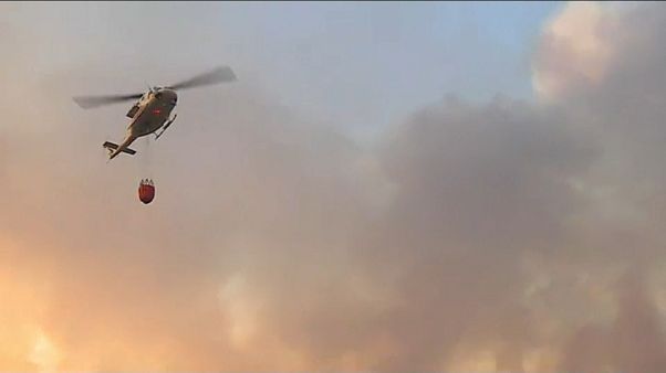 Helicóptero cai durante combate a incêndios em Castro Daire Helicóptero cai durante combate a incêndios em Castro Daire