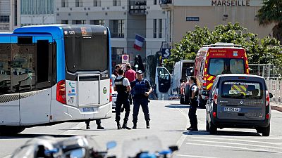 One dead after van crashes into Marseille bus shelters