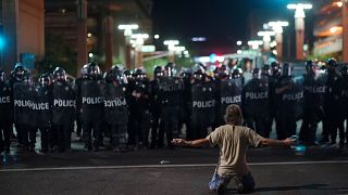 Protestos antes de comício de Trump em Phoenix