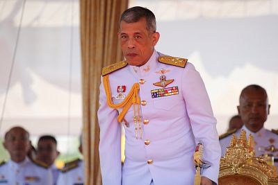 King Maha Vajiralongkorn attends a ceremony in Bangkok last year.