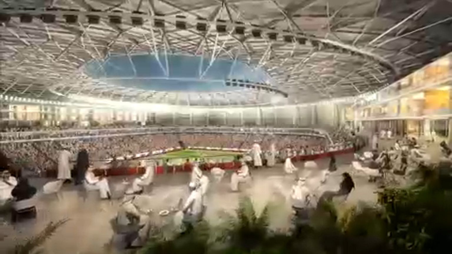 Újabb katari stadion látványterve