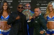 Mayweather & McGregor's muted performance ahead of fight night