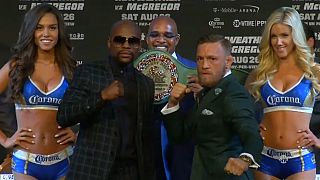 Mayweather & McGregor's muted performance ahead of fight night
