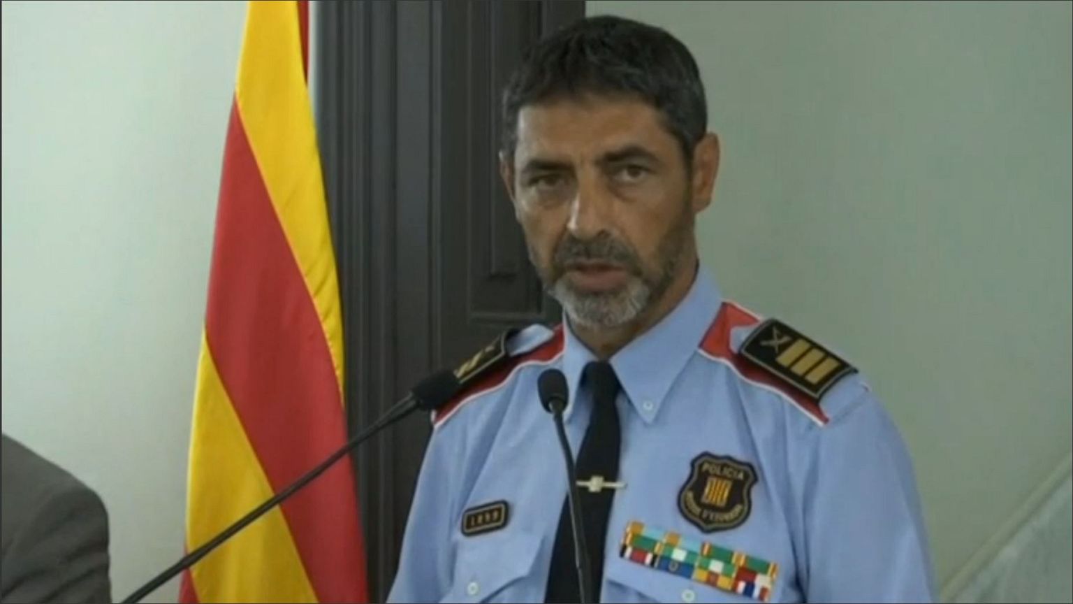 Josep Lluís Trapero, la cara visible de la operación antiterrorista en Cataluña