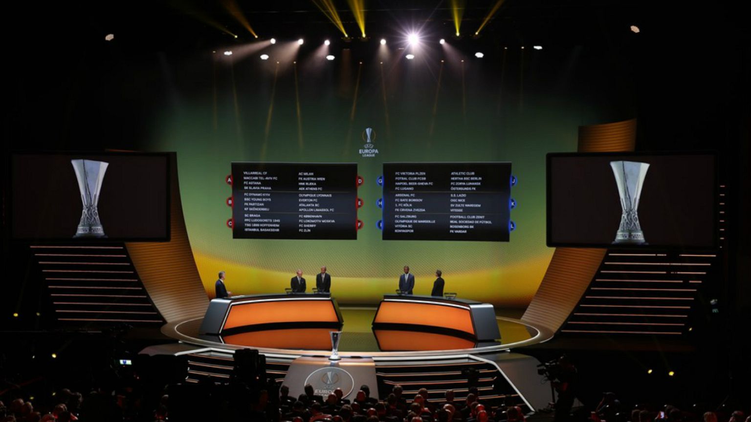 Europa League: Οι αντίπαλοι της ΑΕΚ και του Απόλλωνα Λεμεσού στους ομίλους