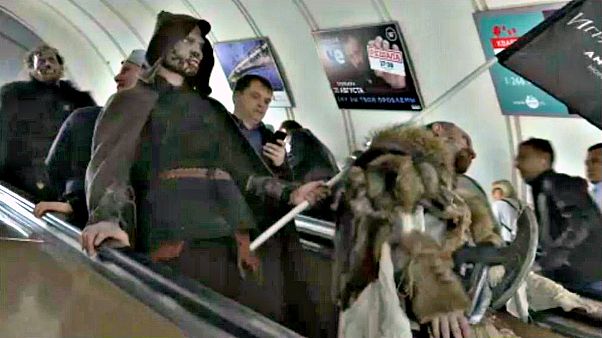 Trónok harca a moszkvai metróban Trónok harca a moszkvai metróban