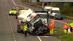 Tödlicher Verkehrsunfall nördlich von London