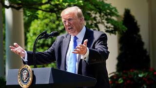 Image: U.S. President Trump hosts "National Day of Prayer" Service at the W