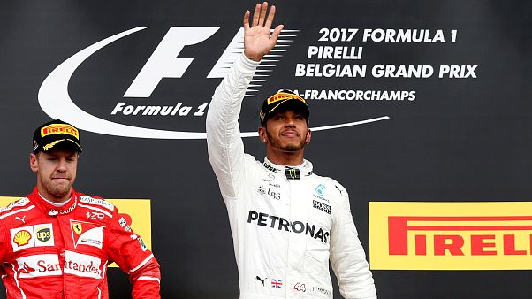 Belçika Grand Prix'sinde zafer Hamilton'ın Belçika Grand Prix'sinde zafer Hamilton'ın