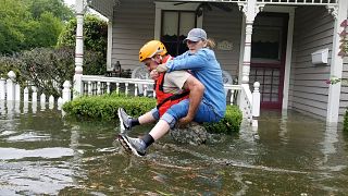 Harvey hits Houston with 'catastrophic flooding'