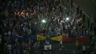 Tüntetés Bukarestben
