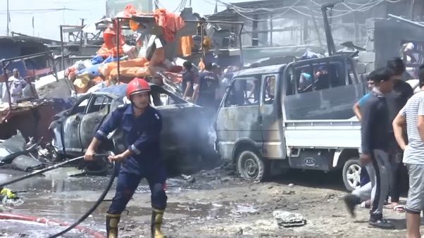 Autobombe in Bagdad tötet mehrere Menschen Autobombe in Bagdad tötet mehrere Menschen