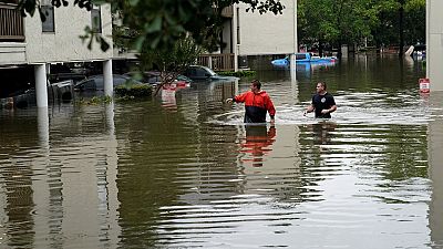 A hurikán az infrastruktúrát is súlyosan megrongálta Houstonban.