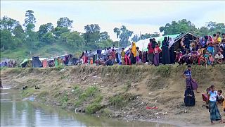 Éxodo de los rohinyás en Myanmar