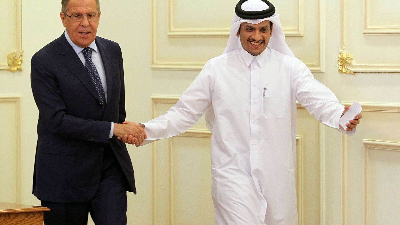 لافروف من الدوحة :"لا نريد أن نلعب دور الوسيط،  وندعم الوساطة الكويتية"