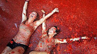 مهرجان "حرب الطماطم" في إسبانيا
