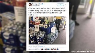 Texas store apologises after bottled water offered for €35 in storm aftermath