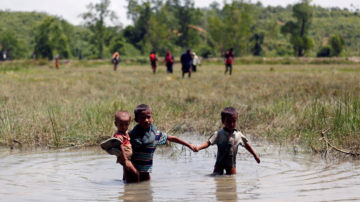 غرق شدن پناهجویان روهینگیایی در رودخانه مرزی میانمار و بنگلادش