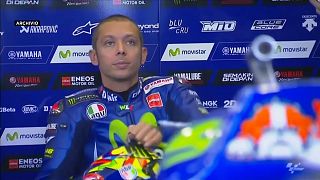 Valentino Rossi suffers double leg break