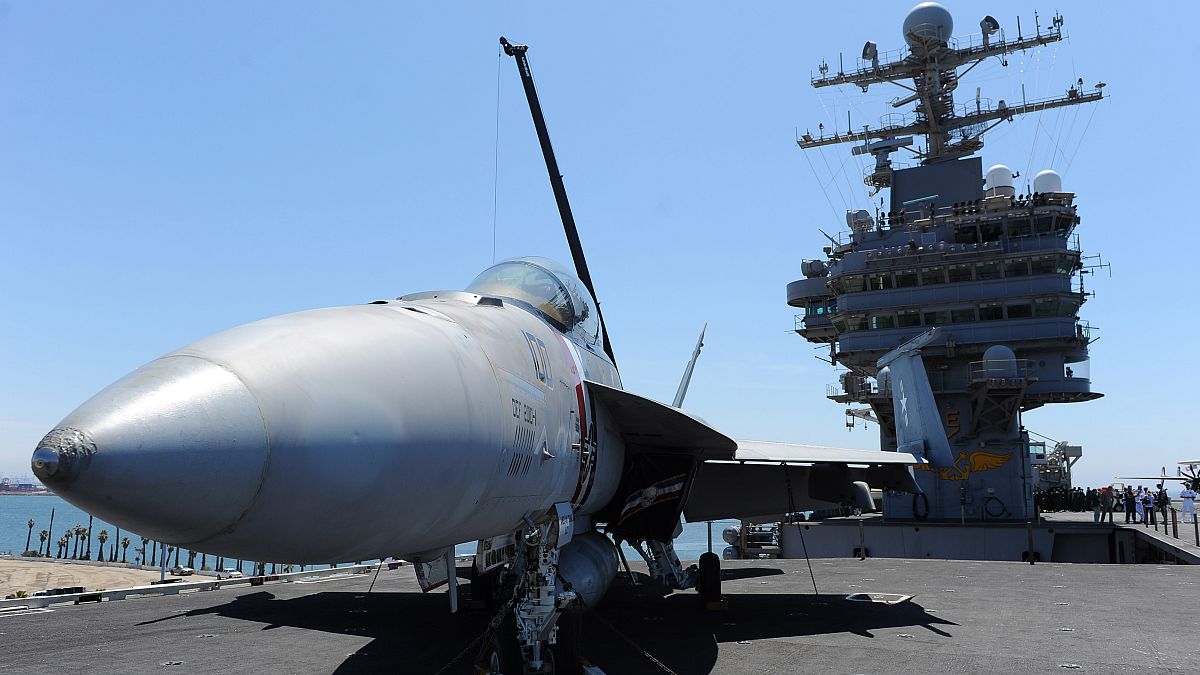U.S. sending carrier strike group to send 'message' to Iran