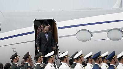 Zuma in Xiamen, China for BRICS Summit