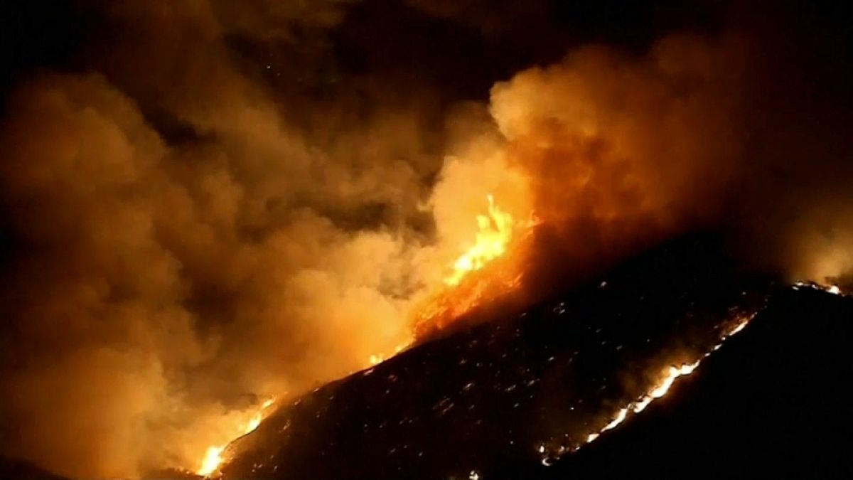 إعلان الطوارئ في كاليفورنيا بسبب حرائق الغابات