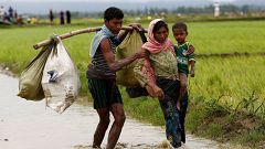 Gewaltwelle gegen Rohingya: Ganze Dörfer verbrannt