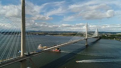 Scotland opens spectacular new bridge