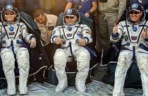 Drei Astronauten der ISS auf der Erde gelandet