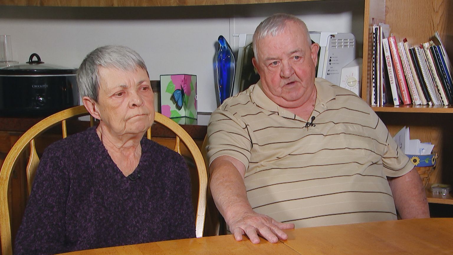 Diane and Jim Gagnon, parents of Jeff Gagnon